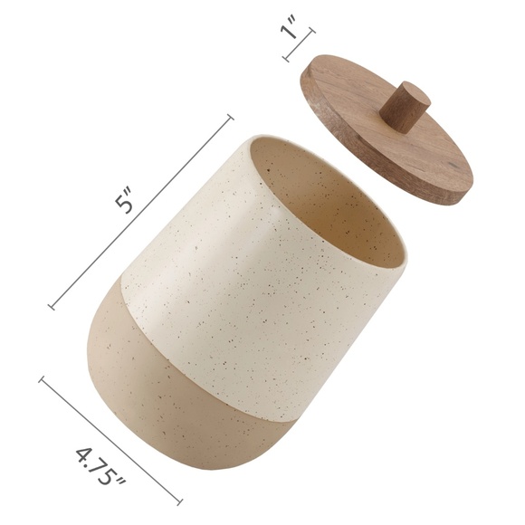 Beautiful Ceramic Canister Set of Three - Picture 2 of 2